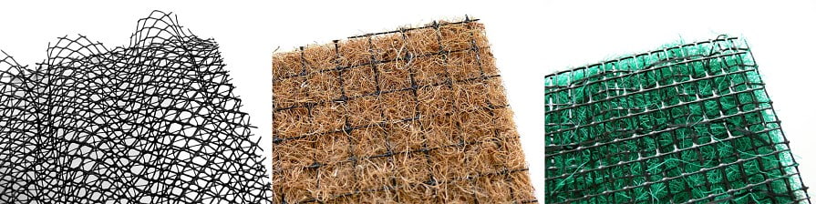 Kombinowane i plastikowe maty przeciwerozyjne